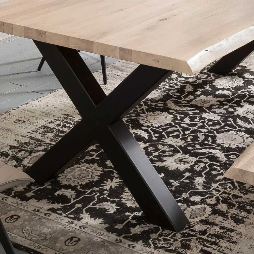 Wohnen Küchen-Essgruppen|Essgruppen*X-Fuß Esstisch & Sitzbank - Tilveta (zweiteilig)