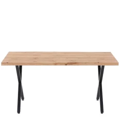 Wohnen Küchen-Essgruppen|Esszimmer Komplett*X-Fuß Esstisch & Stühle Set - Cralega (fünfteilig)