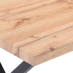 Wohnen Küchen-Essgruppen|Esszimmer Komplett*X-Fuß Esstisch & Stühle Set - Cralega (fünfteilig)