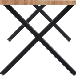 Wohnen Küchen-Essgruppen|Esszimmer Komplett*X-Fuß Esstisch & Stühle Set - Cralega (fünfteilig)