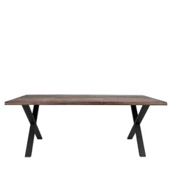 Wohnen Küchen-Essgruppen|Esszimmer Komplett*X-Fuß Esstisch & Tischsessel - Metauro (siebenteilig)