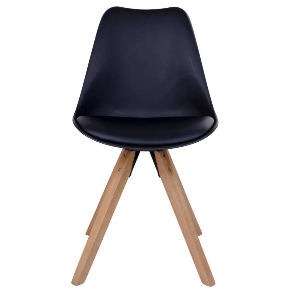 Wohnen Küchen-Essgruppen|Essgruppen*X-Fuß Esszimmertisch & Schalenstühle - Zyaman (fünfteilig)