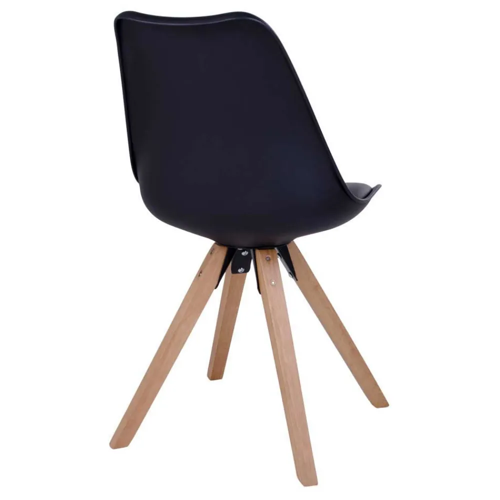 Wohnen Küchen-Essgruppen|Essgruppen*X-Fuß Esszimmertisch & Schalenstühle - Zyaman (fünfteilig)