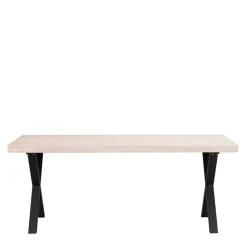 Wohnen X-Fuß Tisch Essplatz für 6 Personen - Freshna (siebenteilig)