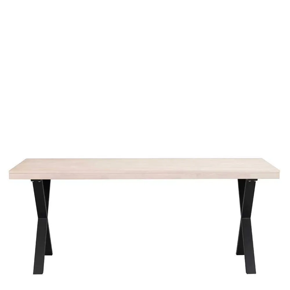 Wohnen X-Fuß Tisch Essplatz für 6 Personen - Freshna (siebenteilig)