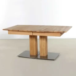 Wohnen Massivholzmöbel|Küchentische*XL Esszimmertisch Travolda in Bootsform