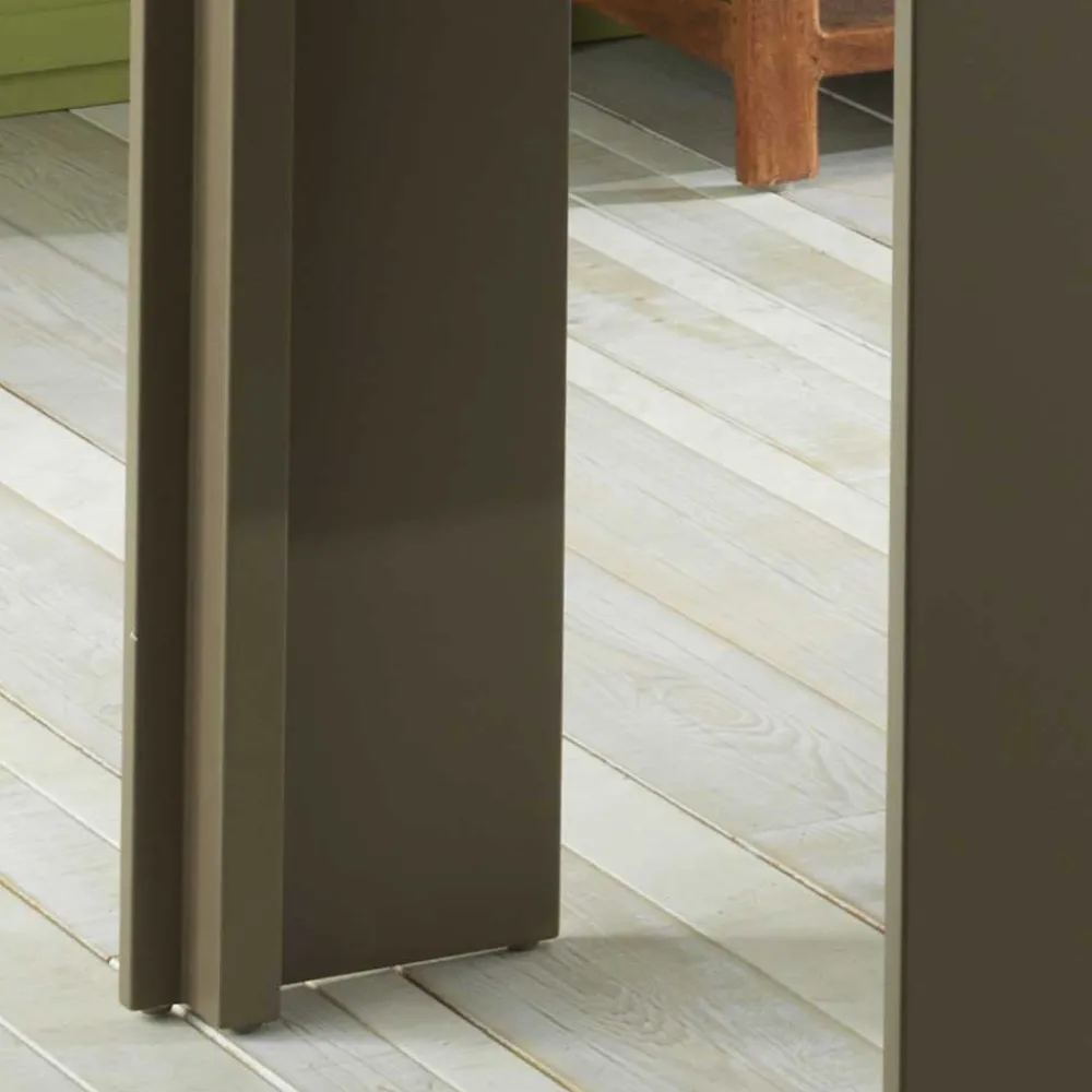 Wohnen Designermöbel|Bürotische*XL Tisch Modena in Grau Braun