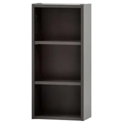 Wohnen 30x64x18 3 Fächer Badregal in Dunkelgrau - Breznia