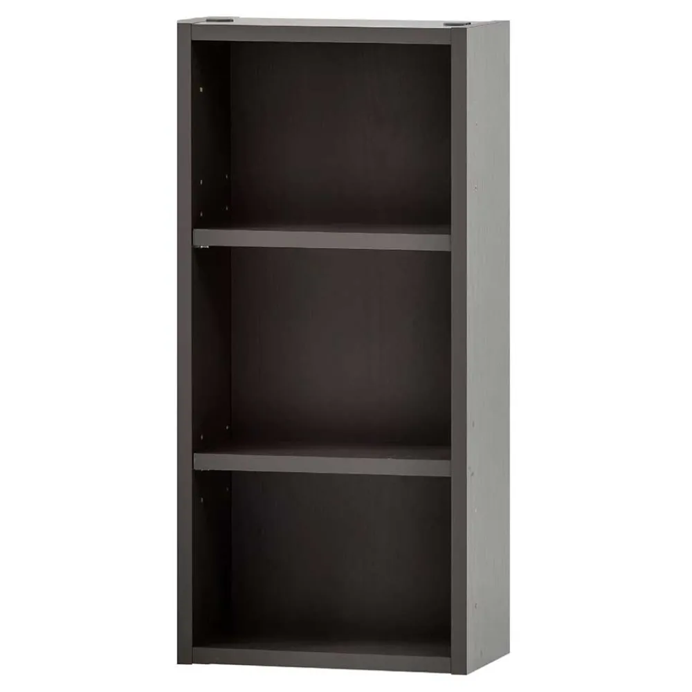 Wohnen 30x64x18 3 Fächer Badregal in Dunkelgrau - Breznia