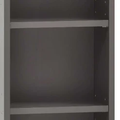 Wohnen 30x64x18 3 Fächer Badregal in Dunkelgrau - Breznia