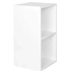 Wohnen 30x60x30 2 Fächer Regal in Weiß - Xaidon