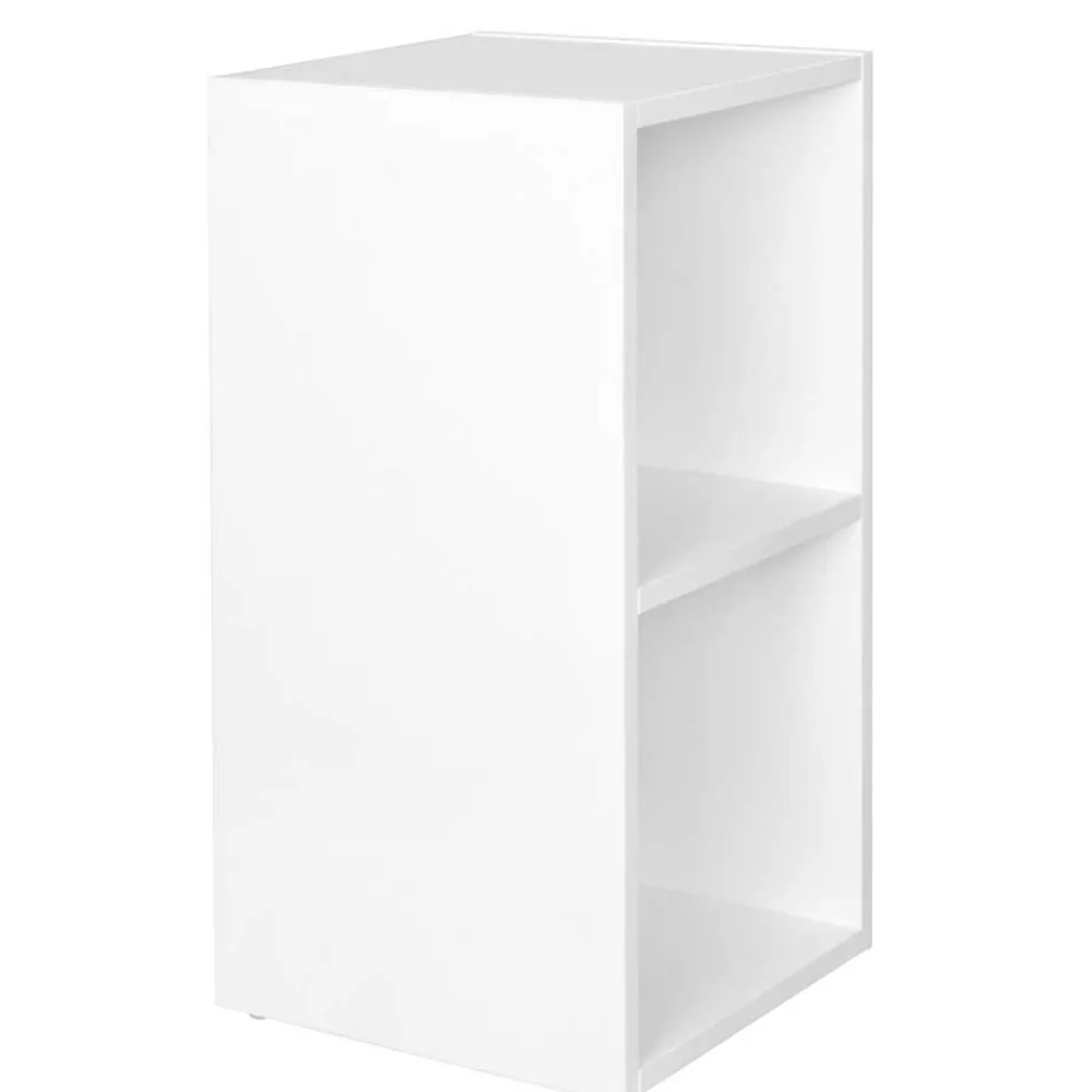 Wohnen 30x60x30 2 Fächer Regal in Weiß - Xaidon