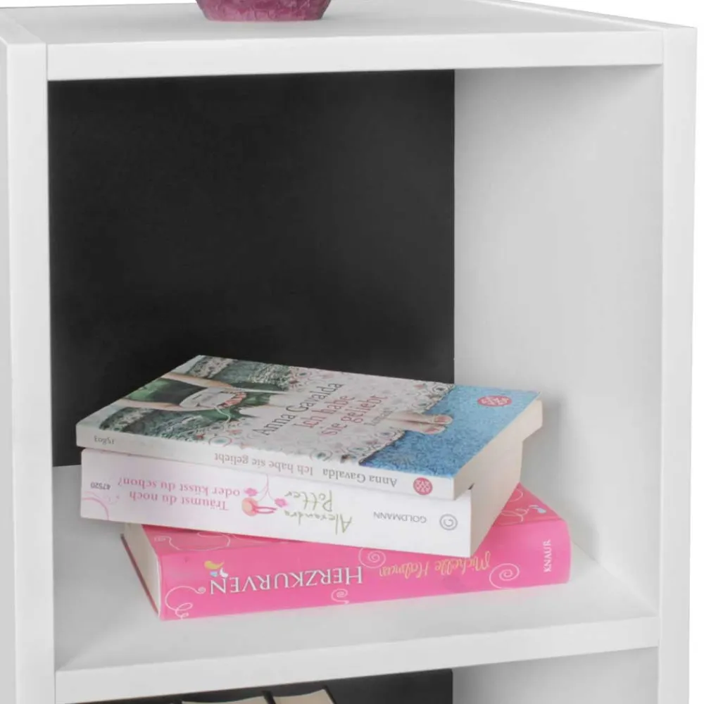 Wohnen 30x60x30 2 Fächer Regal in Weiß - Xaidon