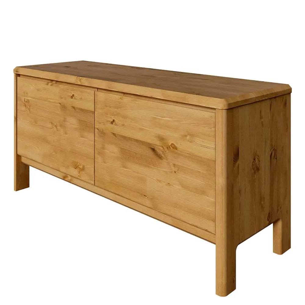 Wohnen Sideboards & Kommoden|Sideboards & Kommoden*98x48x34 2 Schubladen Kommode aus Kiefer - Etvina