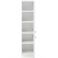 Wohnen Weiße Möbel|Badschränke*30x135x35 Bad Hochschrank für Stand- & Wandmontage - Anjunica