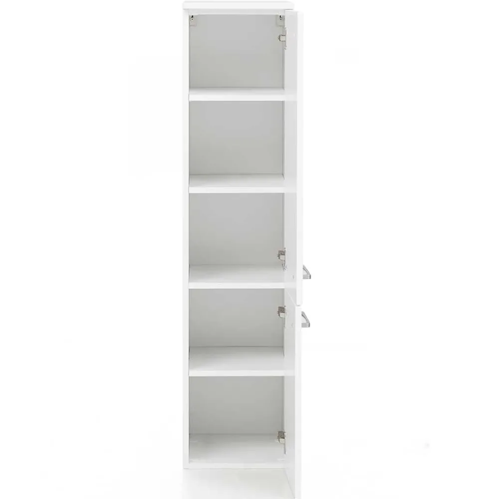 Wohnen Weiße Möbel|Badschränke*30x135x35 Bad Hochschrank für Stand- & Wandmontage - Anjunica