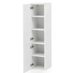 Wohnen Weiße Möbel|Badschränke*30x135x35 Bad Hochschrank für Stand- & Wandmontage - Anjunica