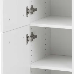 Wohnen Weiße Möbel|Badschränke*30x135x35 Bad Hochschrank für Stand- & Wandmontage - Anjunica