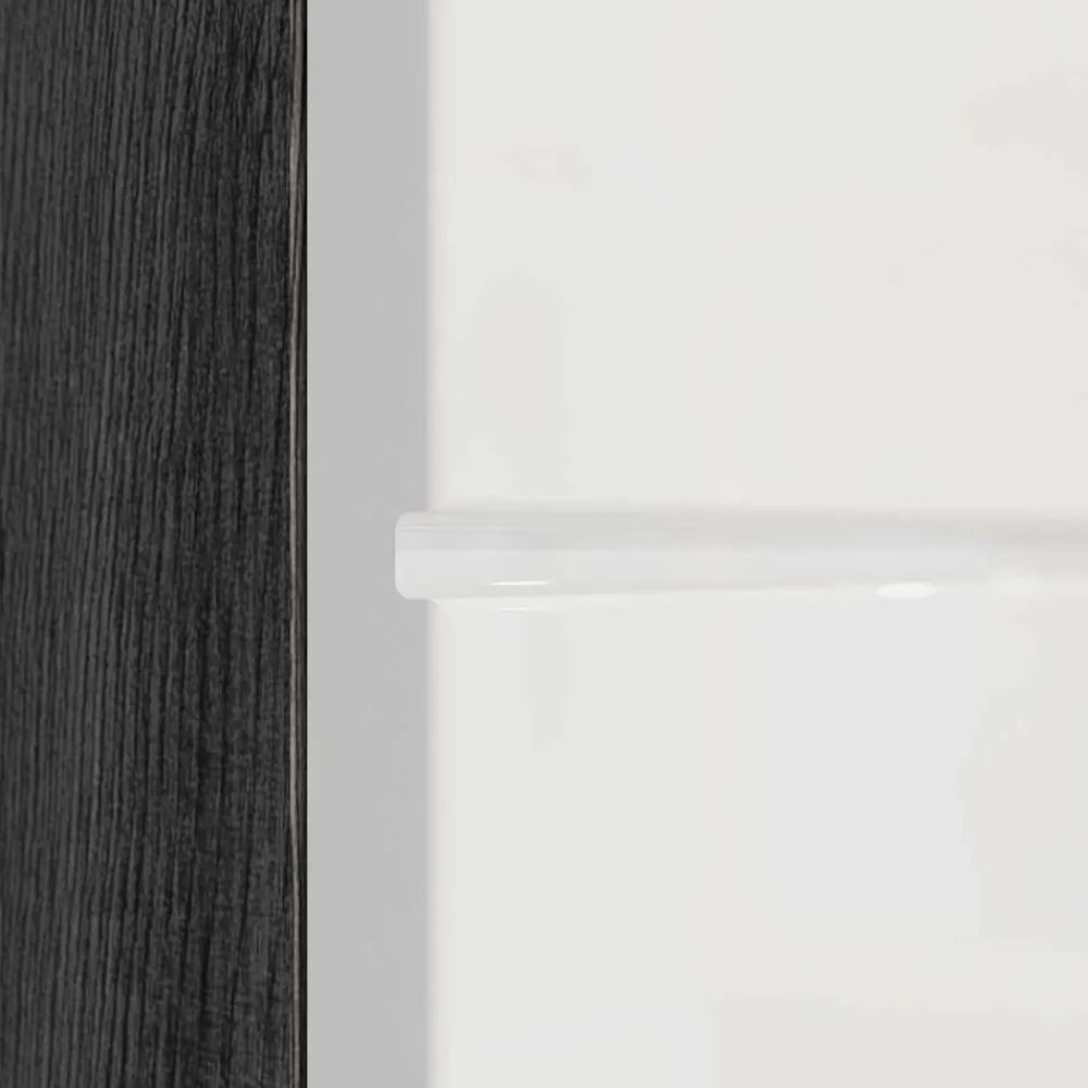 Wohnen Badschränke*74x141x31 Badezimmer Highboard mit 4 Türen & Schublade - Nancys