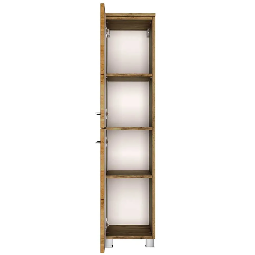 Wohnen 30x130x35 Badezimmer Midischrank stehend oder hängend - Lemnas