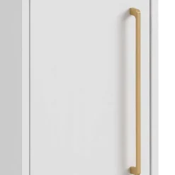 Wohnen 30x131x22 Badschrank in Weiß & Gold - Nuszaleva I