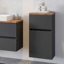 Wohnen 40x79x35 Bad-Unterschrank zum Hängen oder Stellen - Noricas