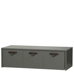 Wohnen 120x36x50 Bank mit drei Schubladen - Daraon