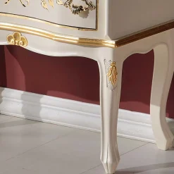 Wohnen Barock Möbel*58x80x31 Barock Kommode mit drei Schubladen - Iviada