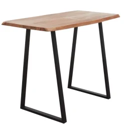 Wohnen 140x105x77 Bartisch aus Akazie Massivholz - Brisco