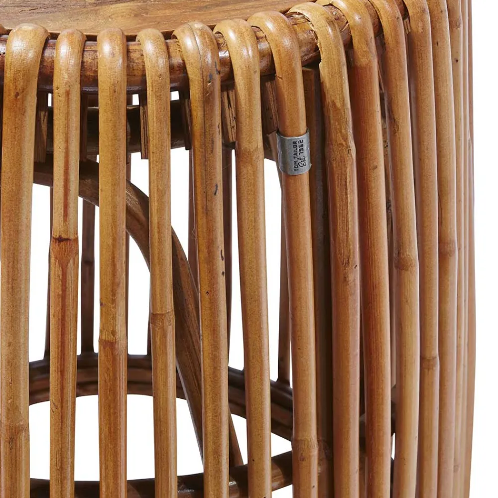 Wohnen 50x53x50 Beistelltisch aus Recyclingholz - Irune