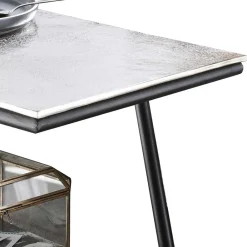 Wohnen Telefontische*52x60x30 Beistelltisch mit Zusatzablage - Silo