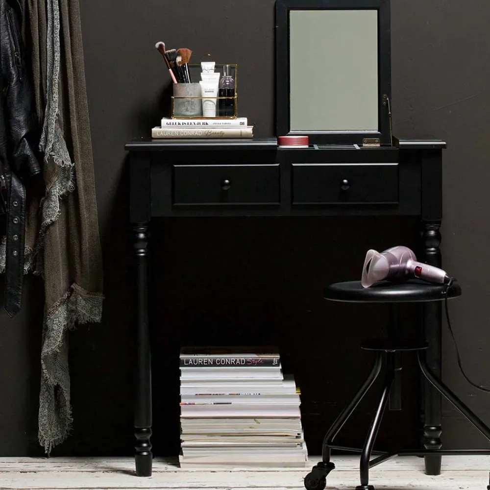 Wohnen 75x78x38 Beistelltisch mit zwei Schubladen - Xania