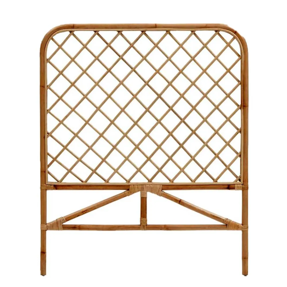 Wohnen 90x110x4 Bett Kopfteil aus Rattan - Daniel