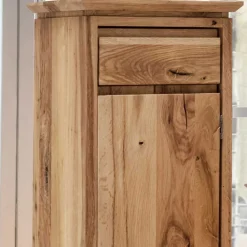 Wohnen Naturholzmöbel|Blumensäulen*30x90x30 Blumensäule Schrank aus Wildeiche massiv - Dancona