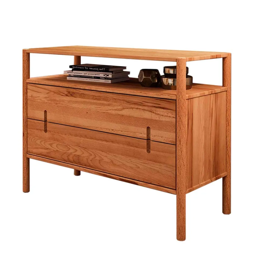 Wohnen Sideboards & Kommoden|Küchenschränke*108x84x46 Breite Hochkommode mit Fach - Indrya