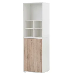 Wohnen 51x168x41 Büro Aktenregal Schrank zweifarbig - Laganzo