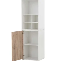 Wohnen 51x168x41 Büro Aktenregal Schrank zweifarbig - Laganzo