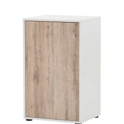 Wohnen 51x168x41 Büro Aktenregal Schrank zweifarbig - Laganzo