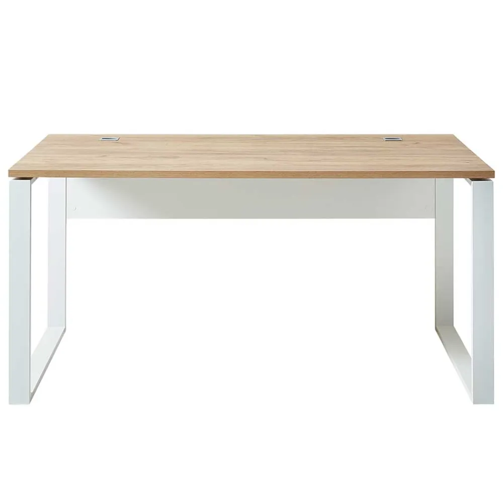 Wohnen Bürotische*158x75x79 Büro Arbeitstisch zweifarbig - Situatica