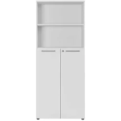 Wohnen 80x197x40 Büro Schrank mit 2 Fächern & 2 Türen - Ofledio