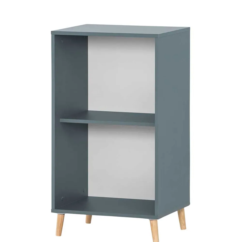 Wohnen 51x185x41 Büroschrank mit 5 Fächern & Tür - Baiamare