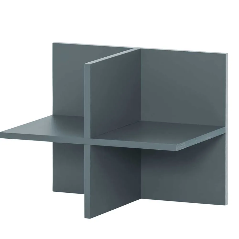 Wohnen 51x185x41 Büroschrank mit 5 Fächern & Tür - Baiamare