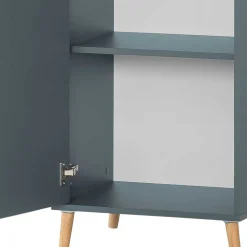 Wohnen 51x185x41 Büroschrank mit 5 Fächern & Tür - Baiamare