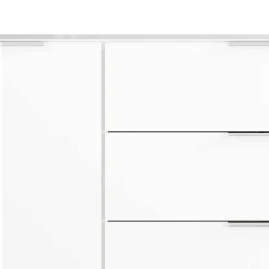 Wohnen 184x101x42 cm Design Sideboard mit Glas Beschichtung - Daven