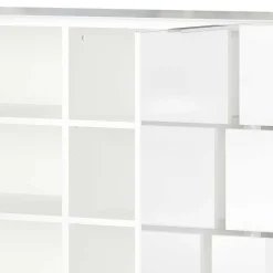 Wohnen 184x101x42 cm Design Sideboard mit Glas Beschichtung - Daven
