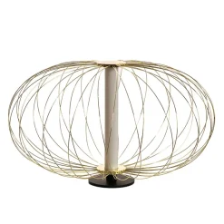 Wohnen Lampen & Leuchten*50x29x50 cm Design Tischleuchte mit LED - Helena