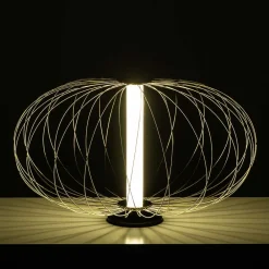 Wohnen Lampen & Leuchten*50x29x50 cm Design Tischleuchte mit LED - Helena