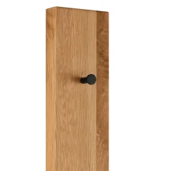 Wohnen 12x163x5 cm Garderobenpaneel aus Asteiche Massivholz - Sotunes