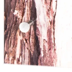 Wohnen 30x90x5 cm Glas Hängegarderobe mit Druck - Ineke