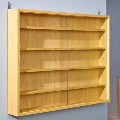 Wohnen 80x60x10 cm Hängevitrine Sammelvitrine 2-türig - Grands